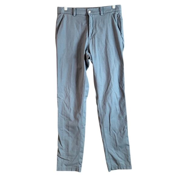 Lululemon Mens Pants Gray Commission Straight Leg Casual Stretch 28 - Picture 1 of 11